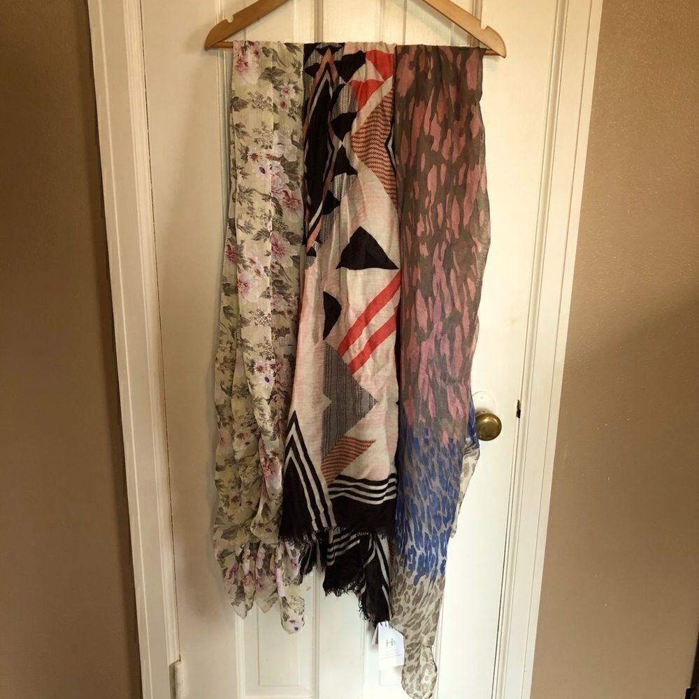 Bundle of 3 scarves  